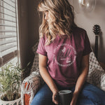"Fall Sweet Fall" Unisex Graphic T-Shirt (Heather Magenta)