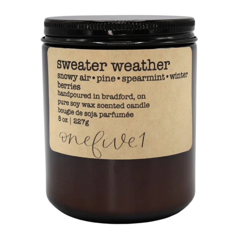 "Sweater Weather" 8oz Soy Candle