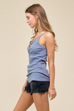 Strappy Tank (Slate Blue)