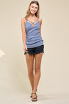 Strappy Tank (Slate Blue)