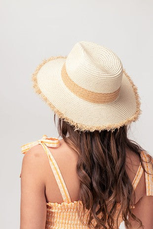 Basic Band Straw Panama Hat (Assorted)