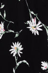 V-Neck Floral Print Elastic Waist Romper (Plus Size)