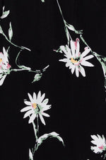 V-Neck Floral Print Elastic Waist Romper (Plus Size)