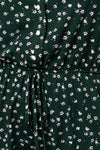 V-Neck Button Detail Romper (Plus Size)