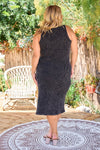 Waffle Knit Bodycon Dress (Plus Size)
