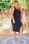 Waffle Knit Bodycon Dress (Plus Size)
