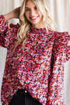 Frill Shoulder Detail Top