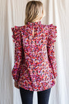 Frill Shoulder Detail Top