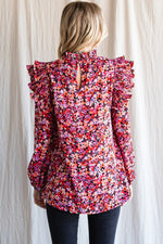 Frill Shoulder Detail Top