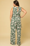 Sleeveless Tie Front Jumpsuit