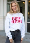 "Feelin' Festive" Unisex Graphic Sweatshirt