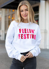 "Feelin' Festive" Unisex Graphic Sweatshirt