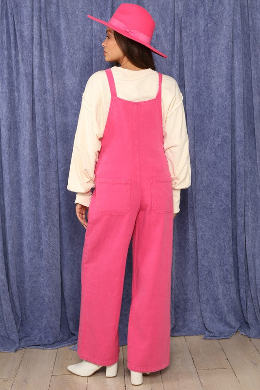 Pink Overalls