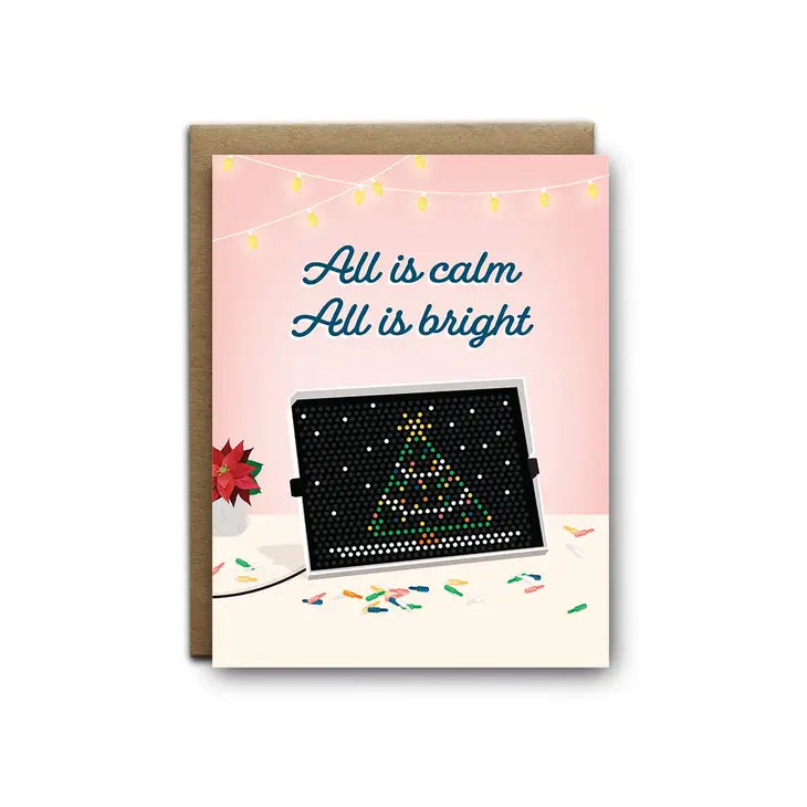 "All is Calm, All is Bright" Holiday Card