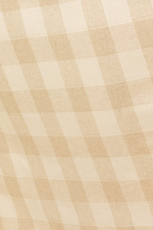 Plus size hotsell gingham print dress