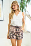 Aztec Pattern Woven Shorts