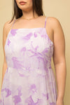 Smocked Back Floral Maxi Dress (Plus Size)
