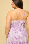 Smocked Back Floral Maxi Dress (Plus Size)