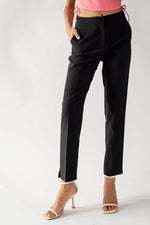 Side Pocket Cigarette Pants (Black)