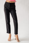 Side Pocket Cigarette Pants (Black)