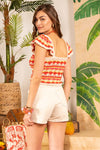 Multicolor Crochet Top