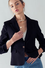 Bella Modern Business Blazer (Black)
