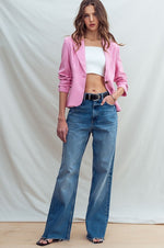 Bella Modern Business Blazer (Pink)