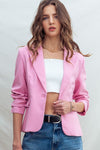 Bella Modern Business Blazer (Pink)