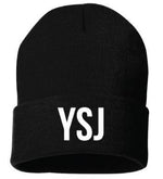 Embroidered YSJ Knit Cuff Beanie (6 Colors!)