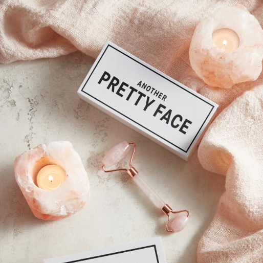 "Another Pretty Face" Rose Quartz Facial Stone Roller