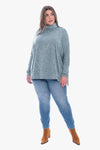 "Sascha" Cowl Neck Tunic (Plus Size)