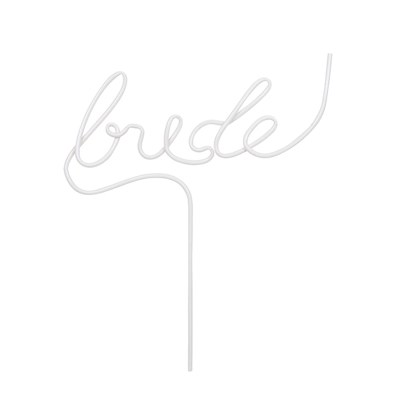 "Bride" Word Straw