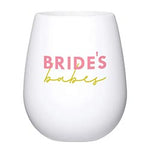 "Bride's Babes" Silicone Wine Glass