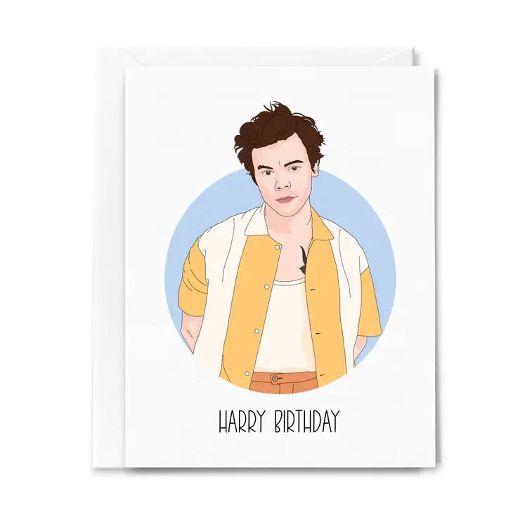 "Harry Birthday" Harry Styles Birthday Card