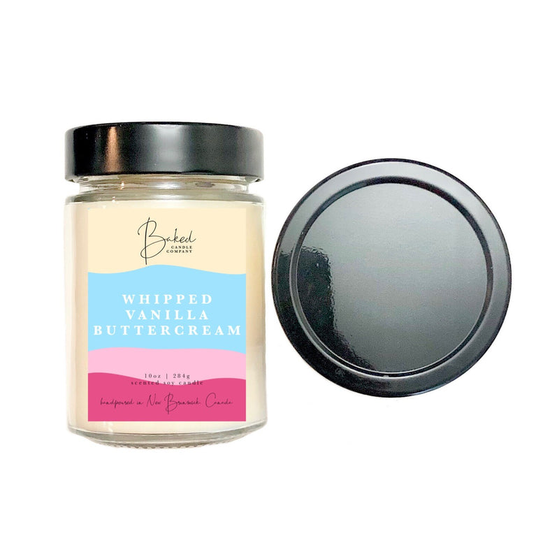 Baked Candle Co. || Whipped Vanilla Buttercream 10oz Soy Candle
