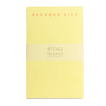 "Revenge List" 50 Page Notepad