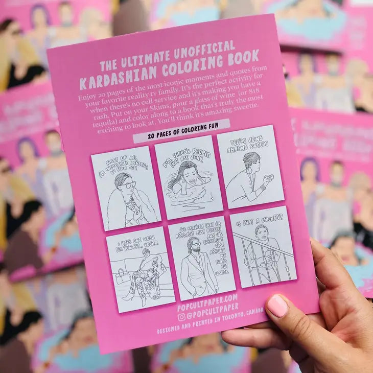 "The Kardashians" Adult Colouring Book