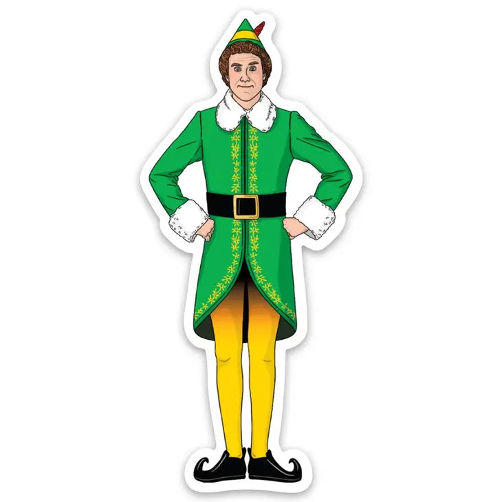 "Elf" Die Cut Sticker