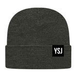 YSJ Woven Label Cuff Beanie (12 Colors!)