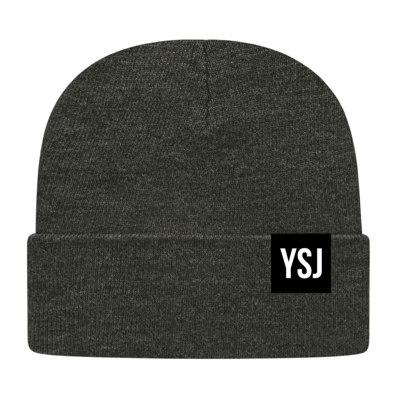 YSJ Woven Label Cuff Beanie (12 Colors!)