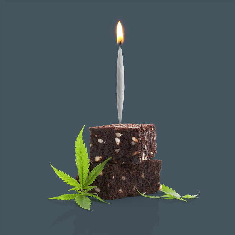 "Lit" Set of 8 Party Candles