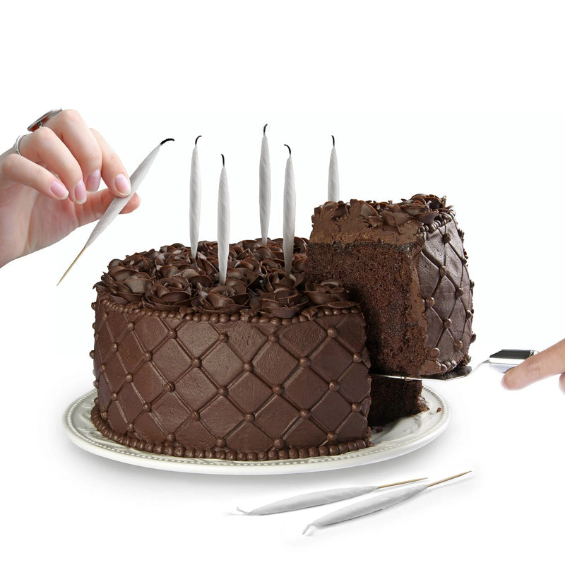 "Lit" Set of 8 Party Candles