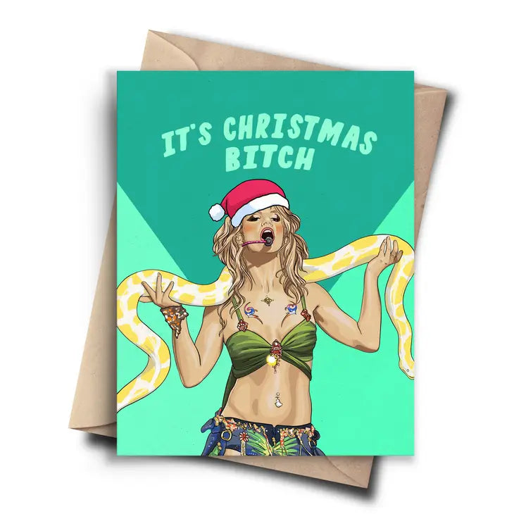 "It's Christmas, Bitch" Britney Spears Holiday Card