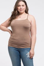 Sleeveless Cami (Plus Size - Mocha)