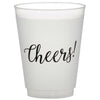 "Cheers!" Plastic Cups (Set of 8)