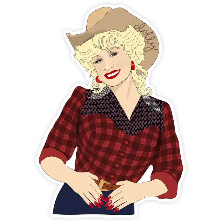 Dolly Parton "Rhinestone" Vinyl Sticker