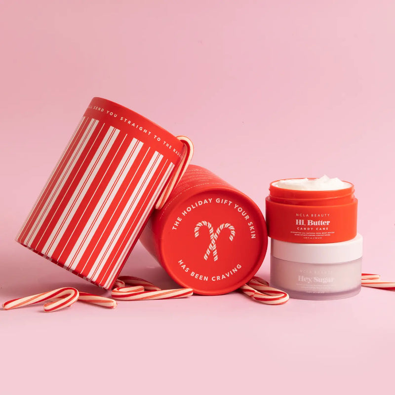 Candy Cane || Body Scrub + Body Butter Holiday Gift Set