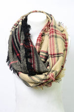 Plaid Infinity Scarf