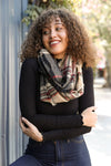 Plaid Infinity Scarf