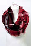 Plaid Infinity Scarf